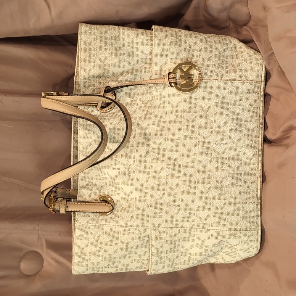 Michael Kors Large tote signature cream